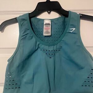 Gymshark Teal Perforated Training Tank